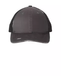preview image of Port Authority   Distressed Mesh Back Cap C600