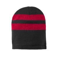 preview image of Port & Company   Fleece-Lined Striped Beanie Cap. C922