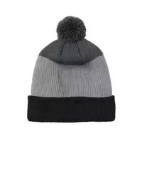 preview image of Port Authority   Cozy Striped Pom Beanie C979