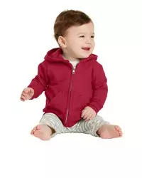 preview image of Port & Company   Infant Core Fleece Full-Zip Hooded Sweatshirt. CAR78IZH