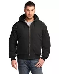 preview image of CornerStone   Washed Duck Cloth Insulated Hooded Work Jacket. CSJ41