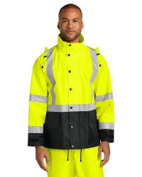 preview image of CornerStone ANSI 107 Class 3 Rain Jacket CSJ504