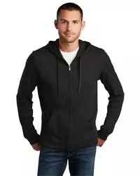 preview image of District   Jersey Full-Zip Hoodie. DT1100