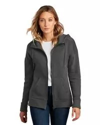 preview image of District    Women's Perfect Weight    Fleece Drop Shoulder Full-Zip Hoodie DT1104