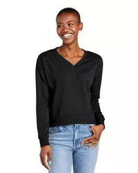 preview image of DT1312 Women's Perfect Tri Fleece V-Neck Sweatshirt