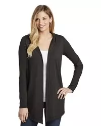 preview image of District    Women's Perfect Tri    Hooded Cardigan. DT156