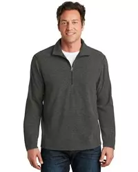 preview image of Port Authority   Heather Microfleece 1/2-Zip Pullover. F234