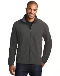preview image of Port Authority   Heather Microfleece Full-Zip Jacket. F235