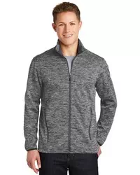 preview image of Sport-Tek   PosiCharge   Electric Heather Soft Shell Jacket. JST30