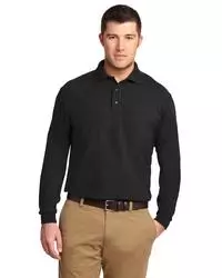 preview image of Port Authority   Silk Touch Long Sleeve Polo.  K500LS