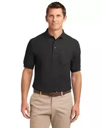 preview image of Port Authority   Silk Touch Polo with Pocket.  K500P