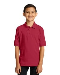 preview image of Port & Company   Youth Core Blend Jersey Knit Polo. KP55Y