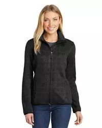 preview image of Port Authority   Women's Sweater Fleece Jacket. L232