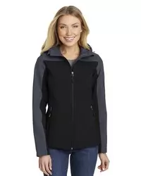 preview image of Port Authority   Women's Hooded Core Soft Shell Jacket. L335