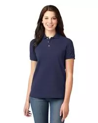 preview image of Port Authority   Women's Heavyweight Cotton Pique Polo.  L420