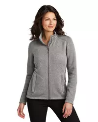 preview image of Port Authority   Women's Arc Sweater Fleece Jacket L428