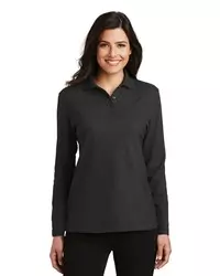 preview image of Port Authority   Women's Silk Touch Long Sleeve Polo.  L500LS