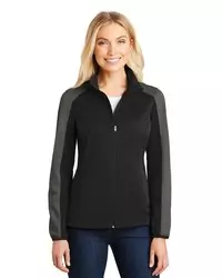 preview image of Port Authority   Women's Active Colorblock Soft Shell Jacket. L718