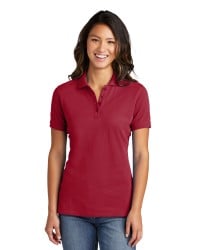 preview image of Port & Company   Ladies Combed Ring Spun Pique Polo. LKP1500