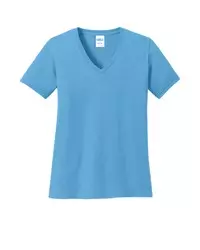 preview image of Port & Company   Women's Core Cotton V-Neck Tee. LPC54V
