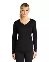 preview image of Sport-Tek   Women's Long Sleeve PosiCharge   Competitor V-Neck Tee. LST353LS