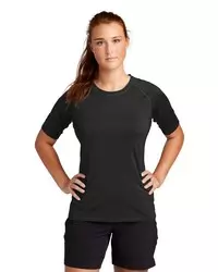 preview image of Sport-Tek    Women's Rashguard Tee. LST470
