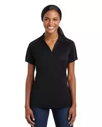 preview image of Sport-Tek   Women's Micropique Sport-Wick   Piped Polo. LST653