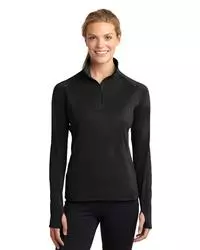 preview image of Sport-Tek   Women's Sport-Wick   Stretch 1/4-Zip Pullover. LST850