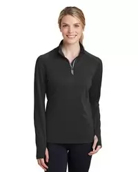 preview image of Sport-Tek   Women's Sport-Wick   Textured 1/4-Zip Pullover.  LST860