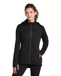 preview image of Sport-Tek   Women's Hooded Soft Shell Jacket LST980