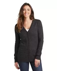 preview image of Port Authority    Women's Marled Cardigan Sweater. LSW415