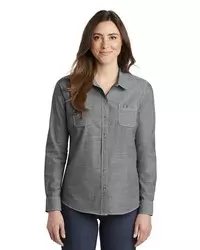 preview image of Port Authority   Women's Slub Chambray Shirt. LW380