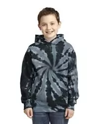 preview image of Port & Company   Youth Tie-Dye Pullover Hooded Sweatshirt. PC146Y