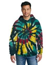 preview image of Port & Company   Tie-Dye Pullover Hooded Sweatshirt. PC146