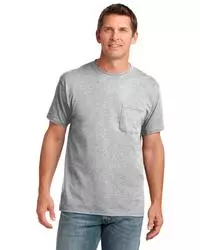 preview image of Port & Company   Core Cotton Pocket Tee. PC54P