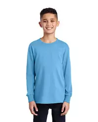 preview image of Port & Company   Youth Long Sleeve Core Cotton Tee. PC54YLS