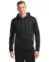 preview image of Sport-Tek   Sport-Wick   Fleece Colorblock Hooded Pullover. ST235