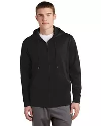 preview image of Sport-Tek   Sport-Wick   Fleece Full-Zip Hooded Jacket.  ST238