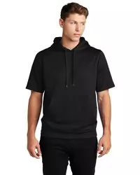 preview image of Sport-Tek    Sport-Wick    Fleece Short Sleeve Hooded Pullover. ST251