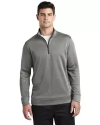 preview image of Sport-Tek    PosiCharge    Sport-Wick    Heather Fleece 1/4-Zip Pullover. ST263