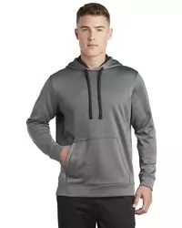 preview image of Sport-Tek    PosiCharge    Sport-Wick    Heather Fleece Hooded Pullover. ST264
