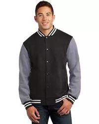 preview image of Sport-Tek   Fleece Letterman Jacket. ST270