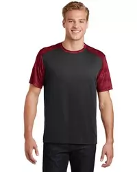 preview image of Sport-Tek   CamoHex Colorblock Tee. ST371