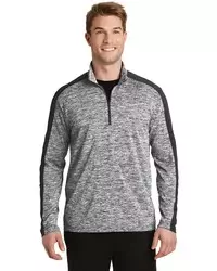 preview image of Sport-Tek   PosiCharge   Electric Heather Colorblock 1/4-Zip Pullover. ST397