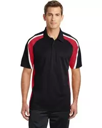 preview image of Sport-Tek   Tricolor Micropique Sport-Wick   Polo. ST654