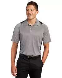 preview image of Sport-Tek   Heather Colorblock Contender   Polo. ST665