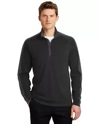 preview image of Sport-Tek   Sport-Wick   Textured Colorblock 1/4-Zip Pullover. ST861