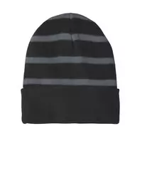 preview image of Sport-Tek   Striped Beanie with Solid Band. STC31