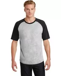 preview image of Sport-Tek   Short Sleeve Colorblock Raglan Jersey. T201