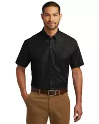 preview image of Port Authority   Short Sleeve Carefree Poplin Shirt. W101